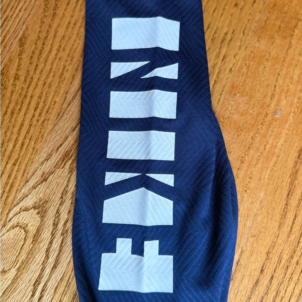 Nike Navy and White Leggings